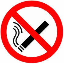 NO Smoking ... UK Sign Photo Cut Out