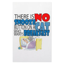 No Snooze Cat Bed stationery