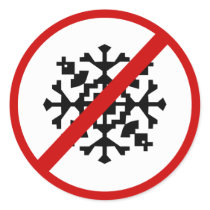 no-snow stickers by humorous no-snow stickers