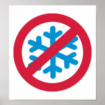 No snow winter posters