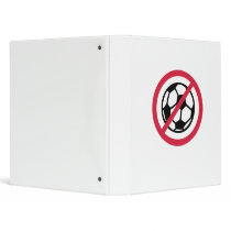 No soccer 3 ring binder