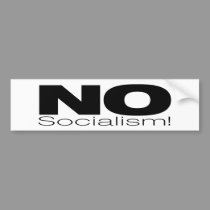 No Socialism! bumper stickers