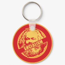 No Socialism keychains by Libertymaniacs No Socialism keychains
