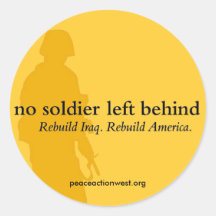 No Soldier Left Behind - Stickers