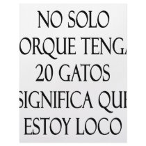 No Solo Porque Tenga 20 Gatos Significa Que Estoy Letterhead Template