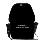 No soy LA FCC, ME MUESTRO SUS ENTRERROSCAS Bolsa De Mensajería