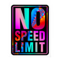 No Speed Limit (1) with Fractal Art posters