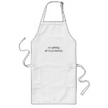 No spitting apron