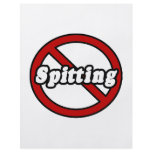 No Spitting Flyer