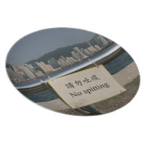 No Spitting Party Plates