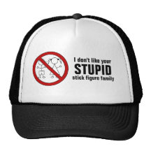 No Stick Figure Kids Hats