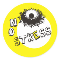 NO STRESS stickers by naranjay NO STRESS stickers