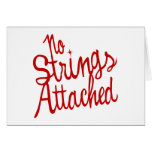 No Strings Attached cards