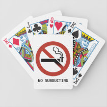 No Subducting Logo Playing Cards playing cards