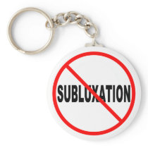 No Subluxation Keychain