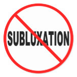 No Subluxation Stickers stickers