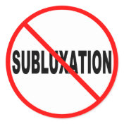 No Subluxation Stickers