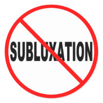 No Subluxation Stickers by chiropracticbydesign No Subluxation Stickers