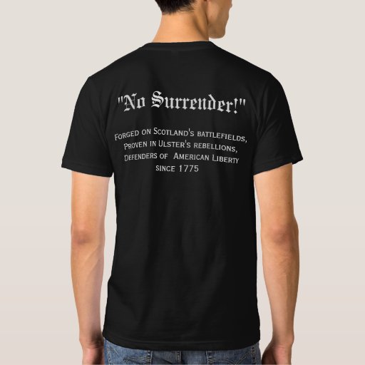 no surrender t shirt