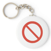No Symbol Key Chain