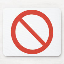 No Symbol Mouse Pad