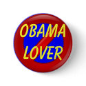 No Symbol, OBAMA LOVER buttons