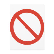 No Symbol postcards by Thinkdifferent No Symbol postcards