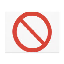 No Symbol postcards by Thinkdifferent No Symbol postcards