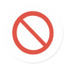 No Symbol stickers by Thinkdifferent No Symbol stickers