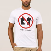 No Talking! t-shirts