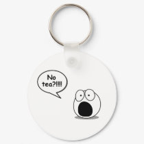 No Tea keychains