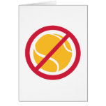 No tennis cards