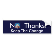 No Thanks! bumper sticker bumper stickers