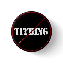 No Tithing Small Button by Nobody777 No Tithing Small Button