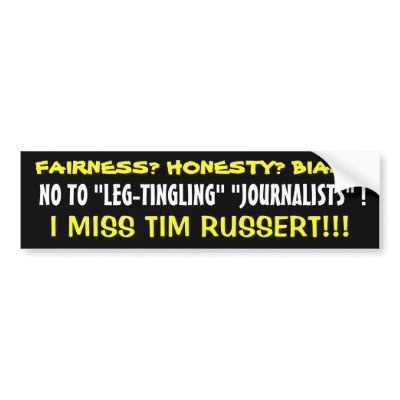 NO TO "LEG-TINGLING" "JOURNALISTS"! BUMPER STICKERS by Go_Buckeyes