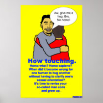 No to No Homo Poster posters