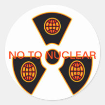 "No To Nuclear"* Stickers