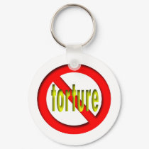 No Torture keychains