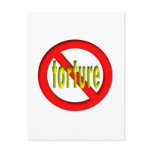 No Torture Postcards