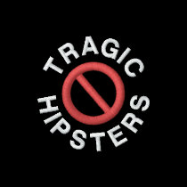 No Tragic Hipsters embroidered shirts