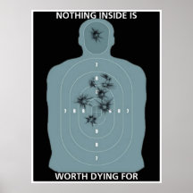 No trespassing or dare to trespass sign poster