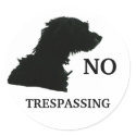 NO TRESPASSING stickers by ribizlifozelek NO TRESPASSING stickers