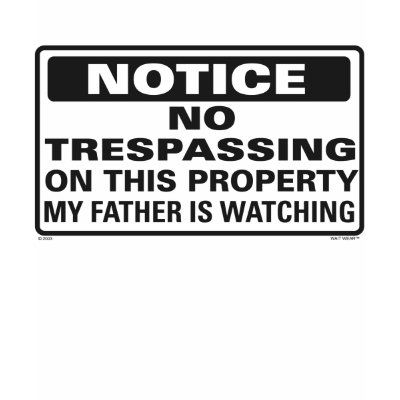 No Trespassing T Shirts by waitwear