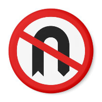No U Turn magnets by prawny No U Turn magnets