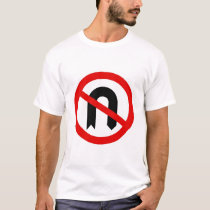 No U Turn t-shirts