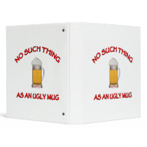 No Ugly Mug 3 Ring Binders