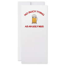 No Ugly Mug Custom Rack Card