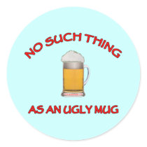 No Ugly Mug Stickers