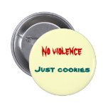 No Violence Pinback Button
