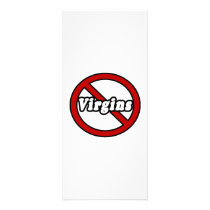 No Virgins rack cards